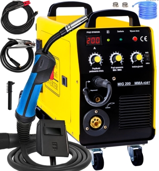 Spawarka inwertorowa Migomat MAGNUM MIG 220 MMA KN 200A 230V MAG 3w1 Półautomat