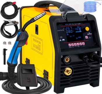 Spawarka inwertorowa Migomat MAGNUM MIG 209 SYNERGIA 200A 230V MAG 3w1 Półautomat