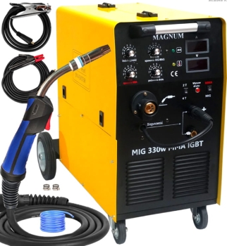 Spawarka inwertorowa Migomat MAGNUM MIG 330W MMA IGBT 330A 400V MAG 3w1 Półautomat
