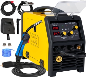 Spawarka inwertorowa Migomat MAGNUM MIG 208 MMA ND 200A 230V MAG 3w1 Półautomat Inwerterowa