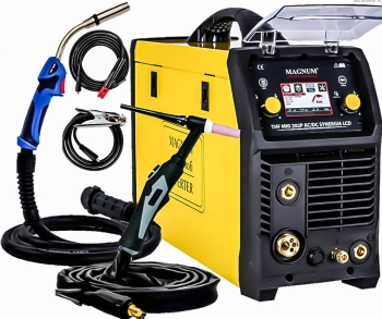 Spawarka inwertorowa Migomat MAGNUM MIG THF 202 LCD  200A 230V MAG 3w1 TIG AC/DC