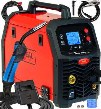 Spawarka inwertorowa Migomat IDEAL TECNO MIG 205 LCD SYNERGIA 200A 230V MAG MMA 3w1 Półautomat Inwerterowy