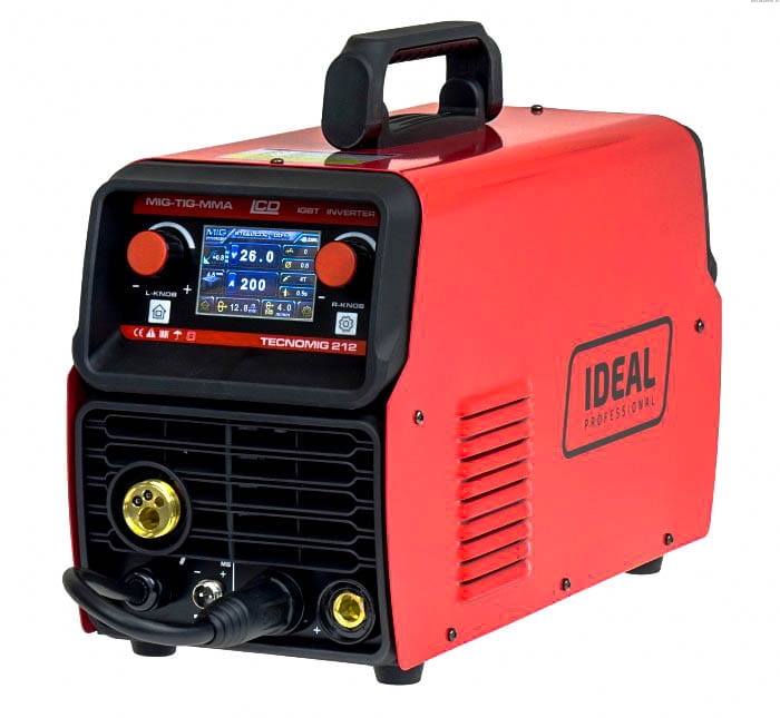 SPAWARKA INWERTOROWA IDEAL TECNO MIG 212 VRD ALU MMA MIG MAG TIG (3).jpg