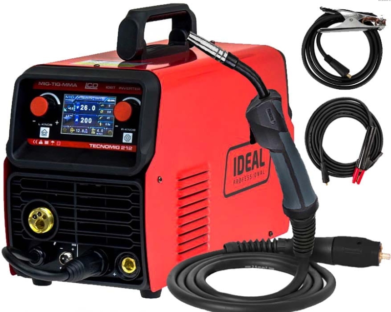 SPAWARKA INWERTOROWA IDEAL TECNO MIG 212 VRD ALU MMA MIG MAG TIG.jpg