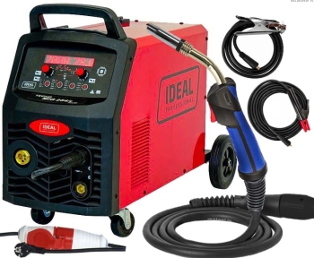Spawarka inwertorowa Migomat IDEAL TECNO MIG 254/2P Puls SYNERGIA 250A 230V 400V MAG MMA 3w1 Półautomat Inwerterowy