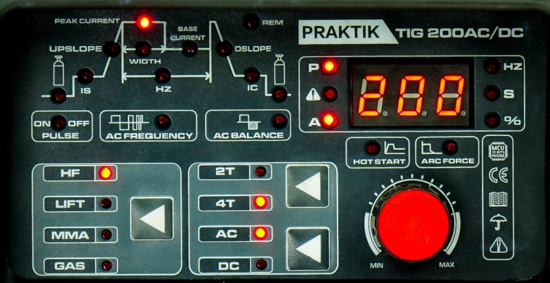 PRAKTIK TIG 200 SPAWARKA INWERTOROWA 200 A AC/DC IDEAL.JPG