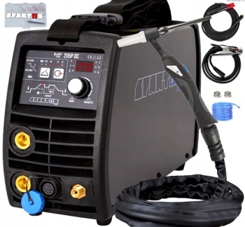SPAWARKA SPARTUS EASY TIG 200A MMA TIG HF PULS 4T Z UCHWYTEM TIG