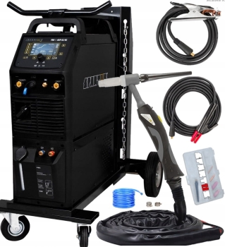 SPARTUS PROTIG 401P AC/DC Z CHŁODNICĄ WÓZKIEM I UCHWYTEM TIG