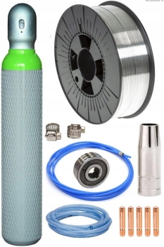 ZESTAW STARTOWY DO SPAWANIA ALUMINUM MIG MAG