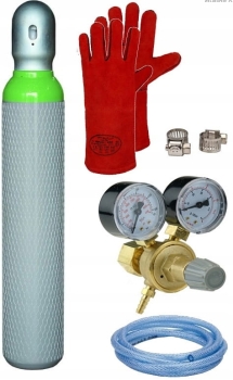 Butla do SPAWAREK MIG MAG + REDUKTOR ZESTAW 8L