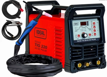 Spawarka inwertorowa TECNO TIG 220 AC/DC PULSE 5-220A