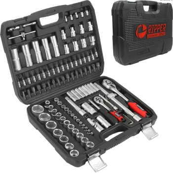 Zestaw kluczy nasadowych 108 szt. RIPPER Klucze nasadowe M58220
