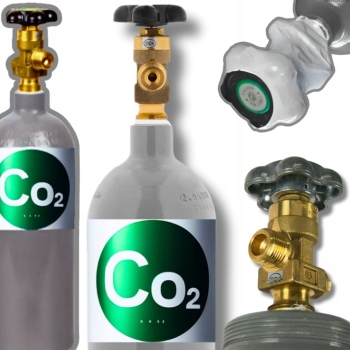 BUTLA 2L CO2 SPOŻYWCZY LEGALIZACJA SODASTREAM SPAWANIE AKWARIUM GAZ PEŁNA