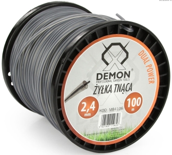Żyłka do kosy podkaszarki 2.4mm 100m okrągła zbrojna - M84106