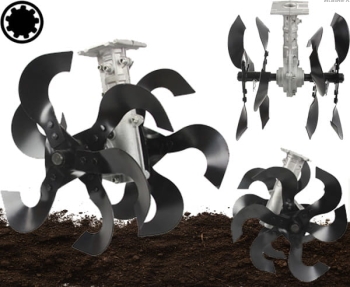 Glebogryzarka nakładka 28MM 9T przystawka do kosy spalinowej 9 frezów - M83265