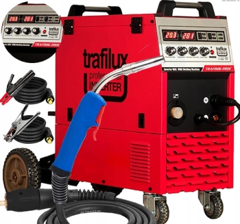 SPAWARKA INWERTOROWA SYNERGICZNA PÓŁAUTOMAT TRAFILUX TRAFIMIG 280C 400V 4x4