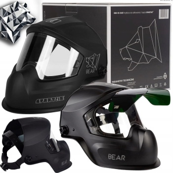 Przyłbica SPARTUS BEAR szlifowanie, cięcie, spawanie BEZPIECZEŃSTWO DIN