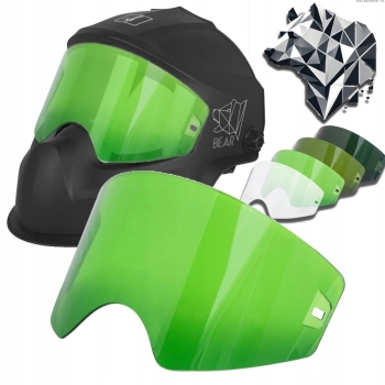 Osłona stała DIN2 do przyłbicy SPARTUS BEAR szlifowanie maska