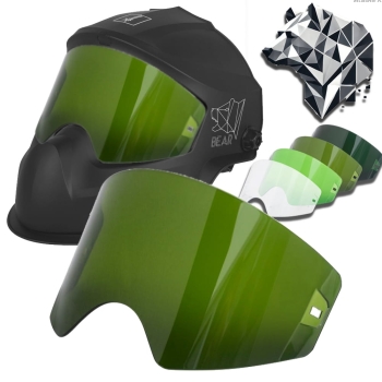 Osłona stała DIN3 do przyłbicy SPARTUS BEAR szlifowanie maska