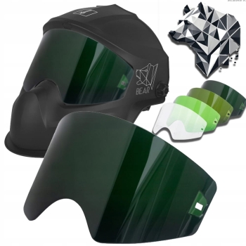 Osłona stała DIN5 do przyłbicy SPARTUS BEAR szlifowanie cięcie maska