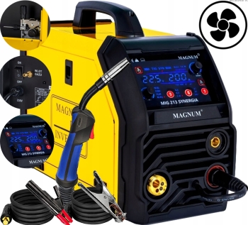 SPAWARKA INWERTOROWA MIGOMAT PÓŁAUTOMAT MAGNUM MIG 213 SYNERGIA SPOT VRD