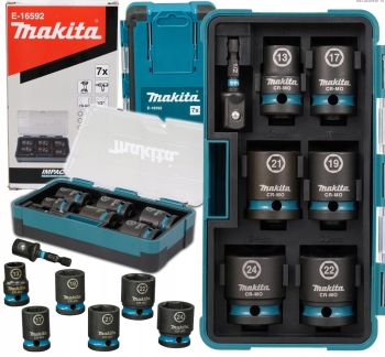 Zestaw Nasadek Udarowych MAKITA Impact Black, 7-częściowy E-16592