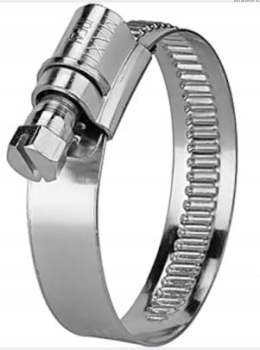 OPASKA ZACISKOWA ŚLIMAKOWA NIERDZEWNA średnica 8-12 1szt