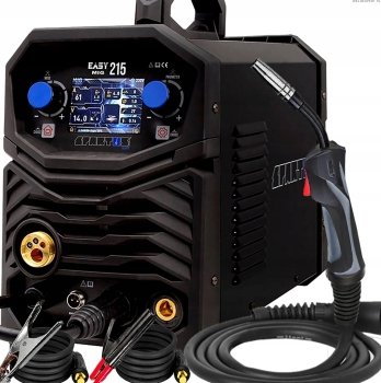 SPAWARKA INWERTOROWA MIGOMAT PÓŁAUTOMAT SPARTUS EASYMIG 215 PAKIET SYNERGIA