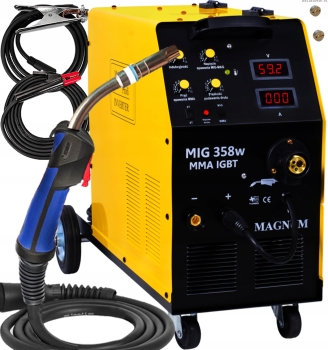 Migomat MIG MAG TIG MAGNUM 350A 4x4 INWERTOR 400V