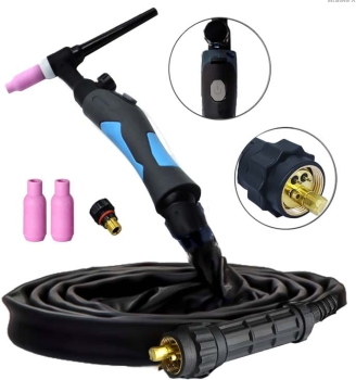 UCHWYT TIG EURO ZŁĄCZE ZAWOREK PRZYCISK 4 M WP26V