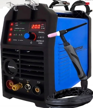 SPAWARKA TIG HF 200A SHERMAN COLD TIG MMA 230V 4T