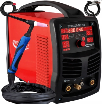 SPAWARKA DO ALUMINIUM AC/DC TIG HF WELDMAN 210A 4T
