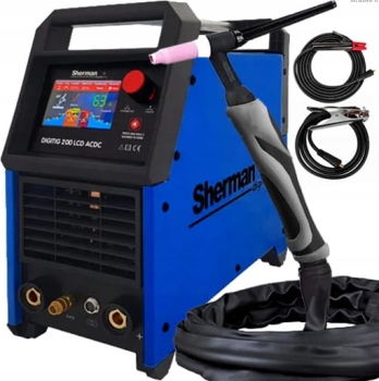 SPAWARKA INWERTOROWA SHERMAN DIGITIG 200 LCD AC/DC