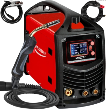 MIGOMAT WELDMAN 235 DUAL PULSE PAMIĘĆ SYNERGIA 3W1
