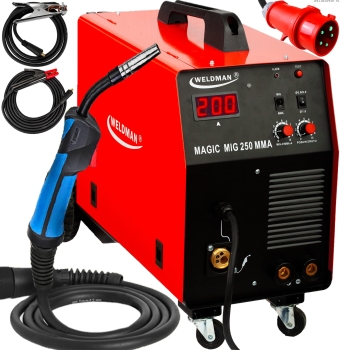 PÓŁAUTOMAT SPAWALNICZY WELDMAN MAGIC MIG 250 TIG