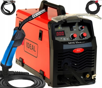 SPAWARKA PÓŁAUTOMAT 200 MMA TIG LIFT 3W1 FLUX LCD