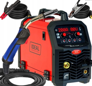 SPAWARKA INWERTOROWA MIGOMAT PÓŁAUTOMAT IDEAL TECNO MIG 234 PULSE 4x4