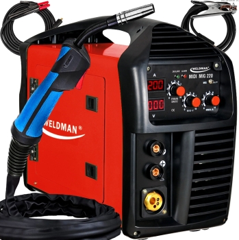 SPAWARKA INWERTOROWA MIGOMAT WELDMAN MIDI MIG 220 MMA TIG LIFT EURO IGBT
