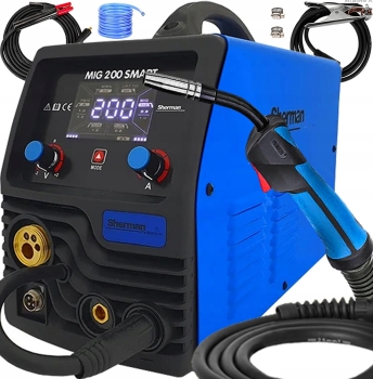 SPAWARKA INWERTOROWA MIGOMAT SHERMAN MIG 200 SMART SYNERGIA 200A TIG MMA