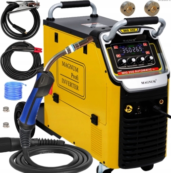 SPAWARKA INWERTOROWA MIGOMAT MAGNUM 350A 400V MMA MIG MAG TIG SPOOL GUN