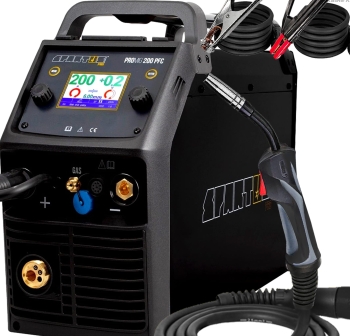 SPAWARKA INWERTOROWA MIGOMAT PÓŁAUTOMAT SPARTUS PROMIG 200PFC MMA SYNERGIA