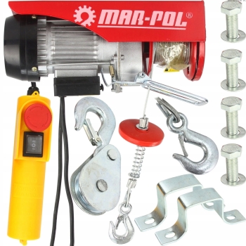 WCIĄGARKA WYCIĄGARKA ELEKTRYCZNA LINOWA 300/600 KG