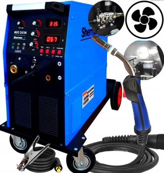 SPAWARKA INWERTOROWA MIGOMAT PÓŁAUTOMAT SHERMAN MIG 261M/4R 250A 230V 400V