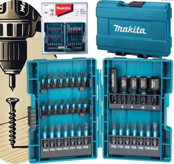 Zestaw Końcówek Wkrętakowych Impact Black, 35 szt. B-66880 MAKITA