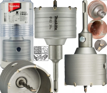 OTWORNICA WIERTŁO KORONKA RDZENIOWA MAKITA SDS-PLUS 68 mm Komplet D-74027