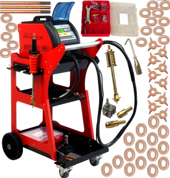 Zgrzewarka IDEAL TECNO PULLER 5100 DIGITAL 400V z Wózkiem Spotter Akcesoria