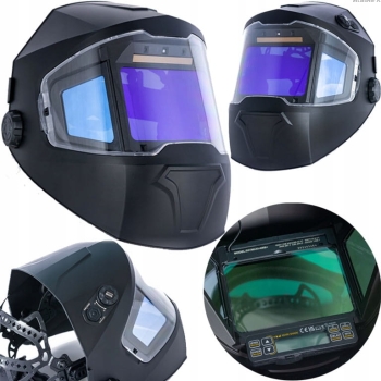 Profesjonalna Maska Przyłbica Automatyczna Magnum Panorama 3D LCD TrueView+