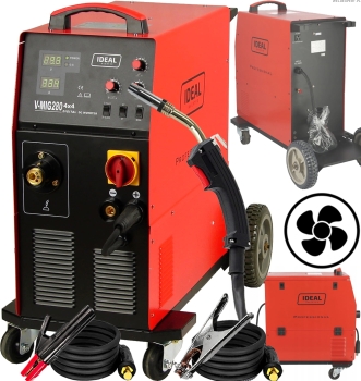 SPAWARKA INWERTOROWA MIGOMAT PÓŁAUTOMAT IDEAL V-MIG 280 4x4 DIGITAL MMA
