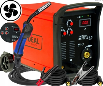 SPAWARKA INWERTOROWA MIGOMAT PÓŁAUTOMAT IDEAL TECNOMIG 215 MMA