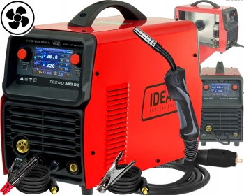 SPAWARKA INWERTOROWA MIGOMAT PÓŁAUTOMAT IDEAL TECNOMIG 222 LCD SYNERGIC